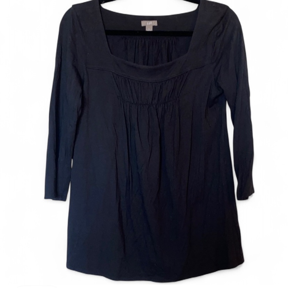 J. Jill black babydoll top